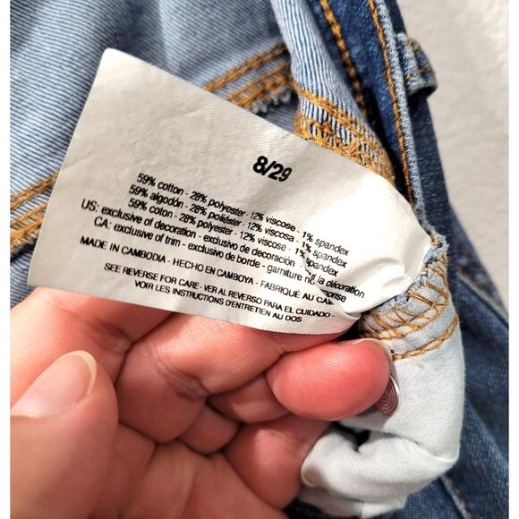 Jessica Simpson Womens Stretch Denim Medium Wash Bootcut Jeans Size 8/29 - Picture 4 of 11